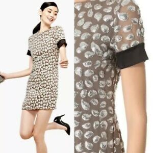 DVF Cindy sparkle shift dress